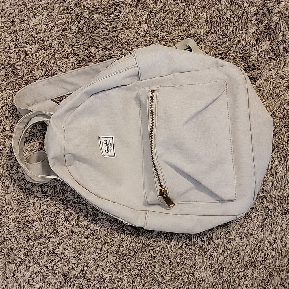 Herschel beige backpack NOVA, medium- volume (overcast is the color)